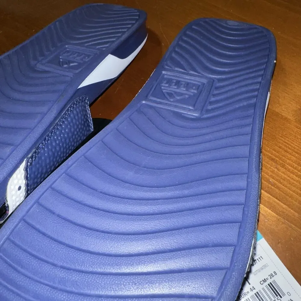Reef Mulligan Slides Scottish Waters 2 Men's Size 11 New Limited Drop